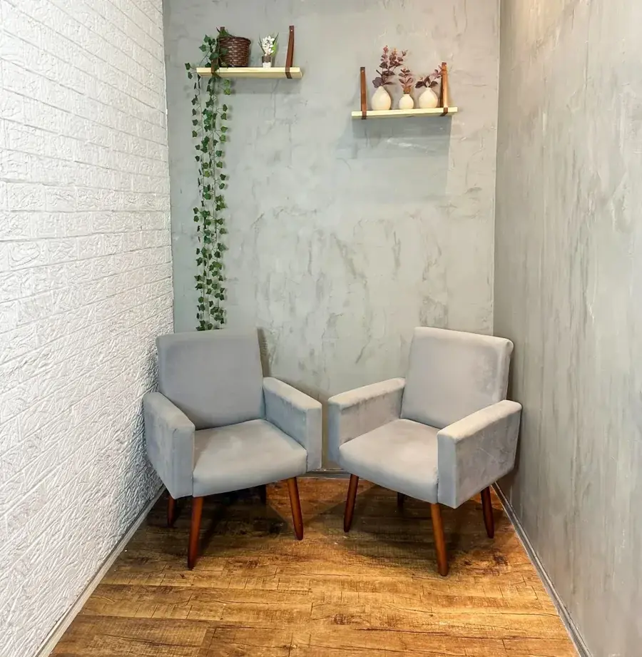 Ambiente de coworking utilizado por profissional liberal para atendimento — 199 Offices Campo Grande MS